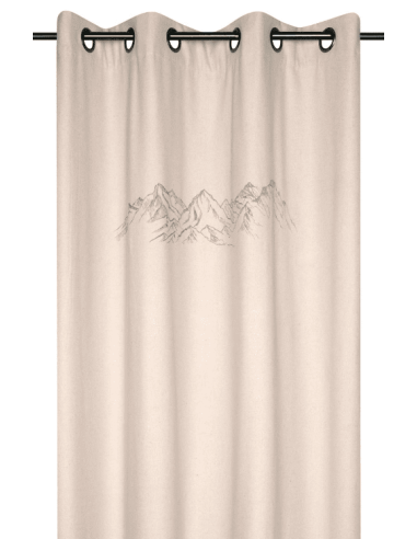 Rideaux CHARLAIX naturel 140 x 240 cm