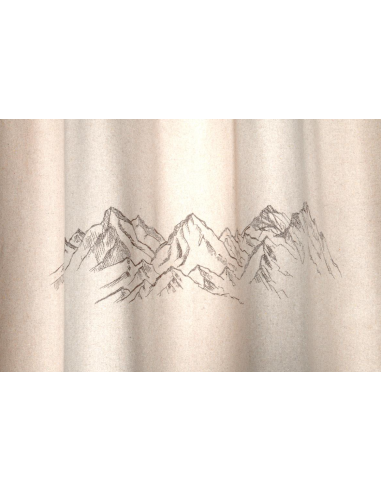Rideaux CHARLAIX naturel 140 x 240 cm