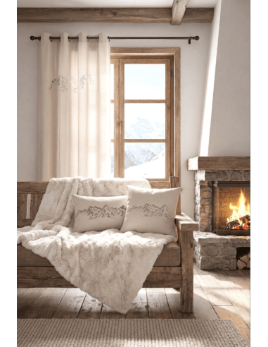 Rideaux CHARLAIX naturel 140 x 240 cm