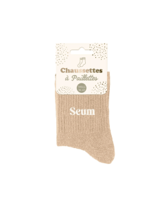 Chaussettes femme à paillettes SEUM
