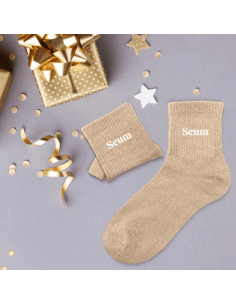 Chaussettes femme à paillettes SEUM 2
