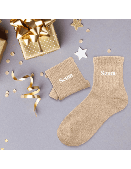 Chaussettes femme à paillettes SEUM