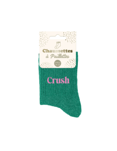 Chaussettes femme à paillettes CRUSH