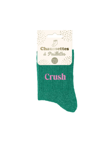 Chaussettes femme à paillettes CRUSH