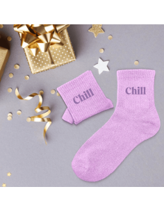 Chaussettes femme à paillettes CHILL 2