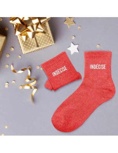 Chaussettes femme à paillettes INDECISE
