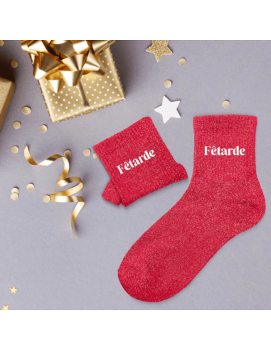 Chaussettes femme à paillettes FETARDE