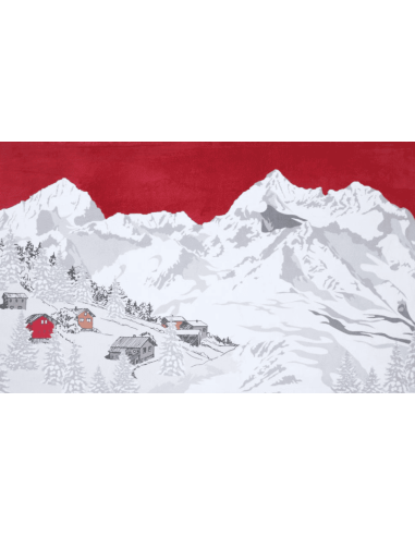 Tapis LAPLAGNE rouge 45x75 cm