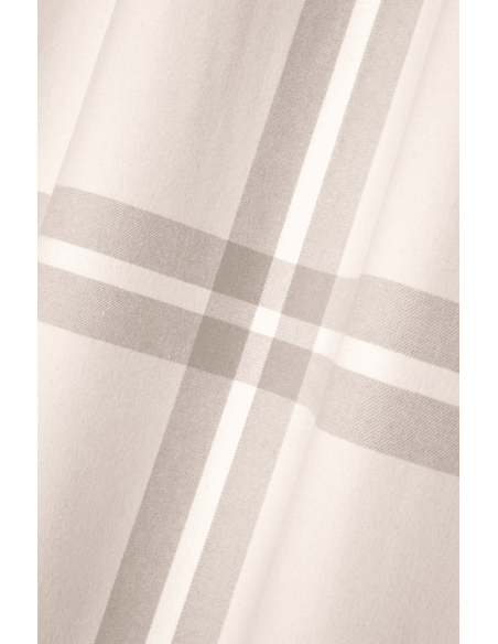 Rideau à carreaux VERAN beige 140 x 240 cm