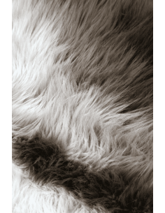 Tapis fausse fourrure GRANON 95 X 120 cm 2