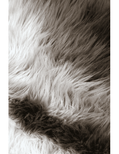 Tapis fausse fourrure GRANON 95 X 120 cm