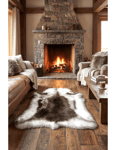 Tapis fausse fourrure GRANON 95 X 120 cm