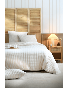 Copripiumino WARMY ecru 240x220 cm - Spirito chalet cocooning