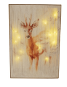 Tableau lumineux CERF - décoration murale 56x82 cm