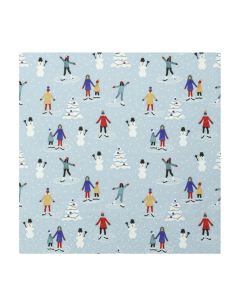 20 Serviettes en papier PATIN A GLACE