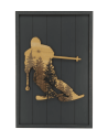 Tableau bois SKIEUR