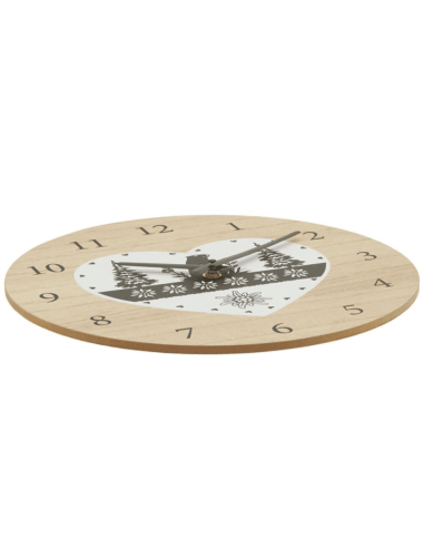 Horloge en bois MARMOTTE