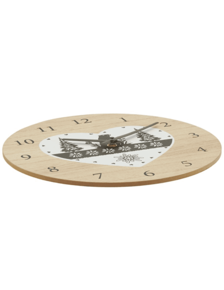 Horloge en bois MARMOTTE