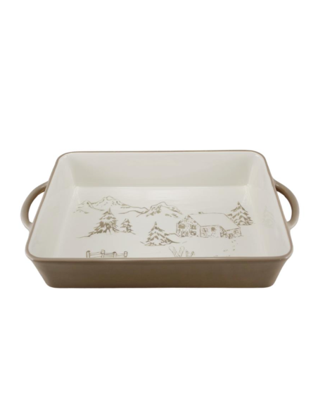 Plat four rectangulaire MONTAGNARD Valley