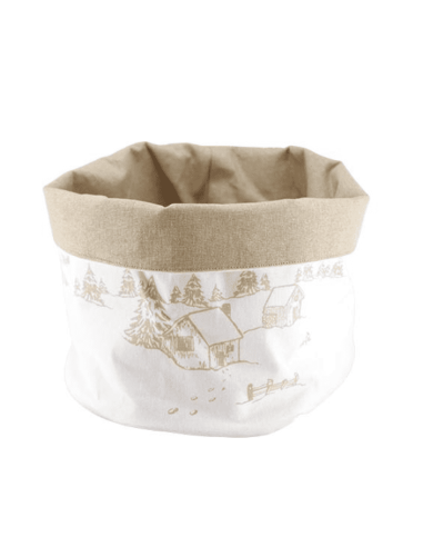 Panière de rangement Valley  - motif chalet