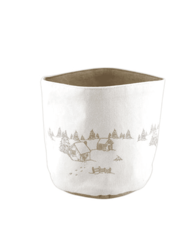 Panière de rangement Valley  - motif chalet