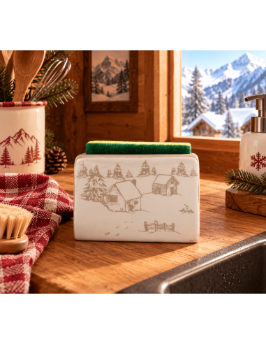 Porte-éponge VALLEY – Accessoire de cuisine esprit montagne