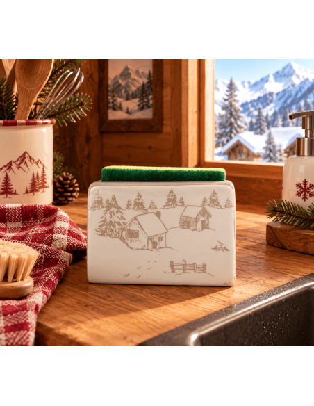 Porte-éponge VALLEY – Accessoire de cuisine esprit montagne