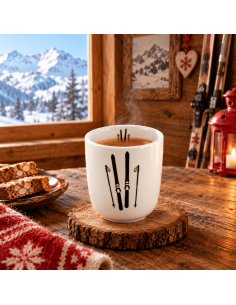 Tasse Expresso CHALET – Tasse à café motif montagne 2