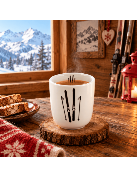 Tasse Expresso CHALET – Tasse à café motif montagne