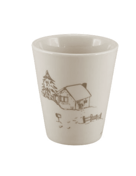 Tasse Valley 125 ml - motif Chalet et Montagne