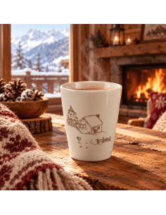 Tasse Valley 125 ml - motif Chalet et Montagne 2