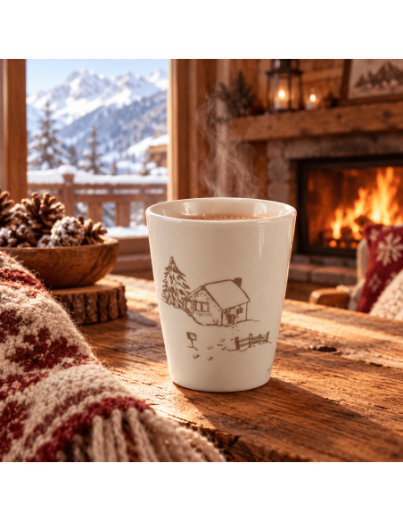 Tasse Valley 125 ml - motif Chalet et Montagne
