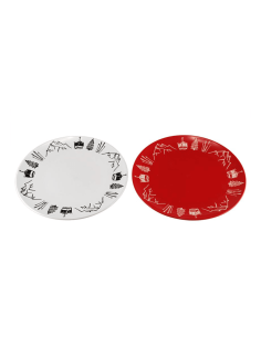 Assiettes plates chalet de montagne – Vaisselle alpine