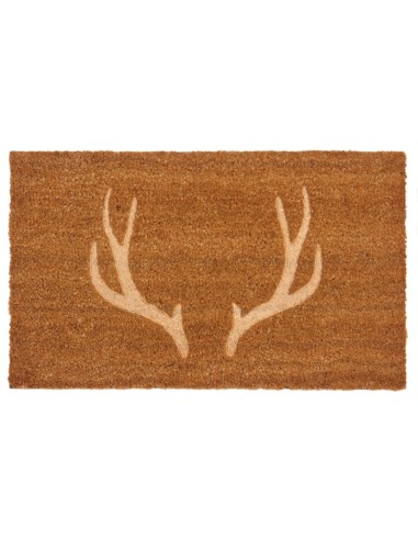   Paillasson en coco déco BOIS DE CERF   45 X 75 CM