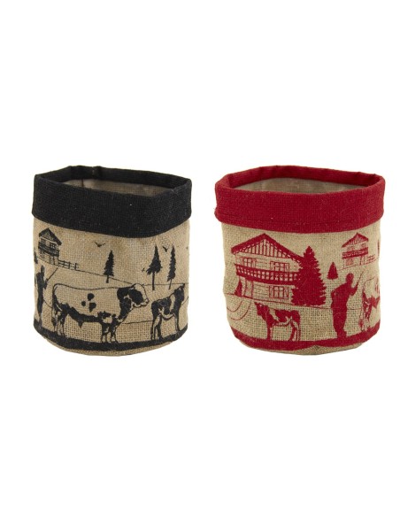 Corbeille à pain déco montagne CHALET 2 modèles