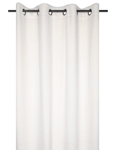 Rideau déco SILICIA BLANC 140 X 260 CM