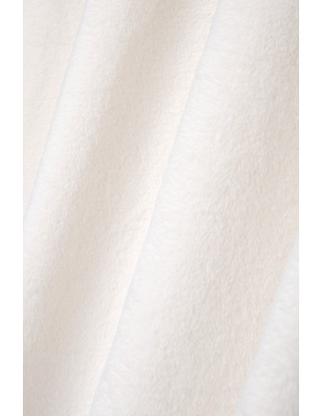 Rideau SICILIA BLANC aspect fourrure  140 X 260 CM