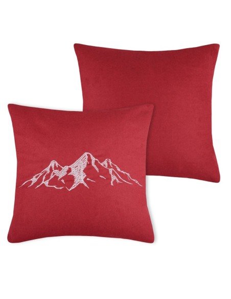 Coussin Déhoussable 45 x 45 cm CHARVIN ROUGE