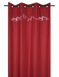 Rideau 135 x 260 cm CHARVIN ROUGE