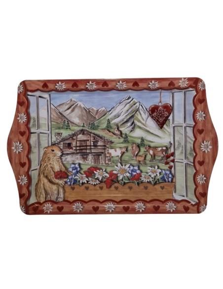 Vide poche métal VUE DU CHALET MARMOTTE