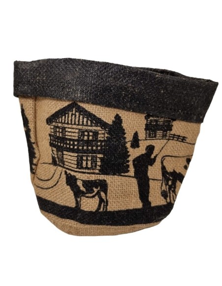 Corbeille à pain déco montagne CHALET 2 modèles