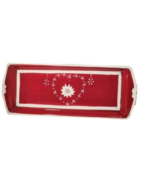 Plat à cake DECO COEUR CROISILLON