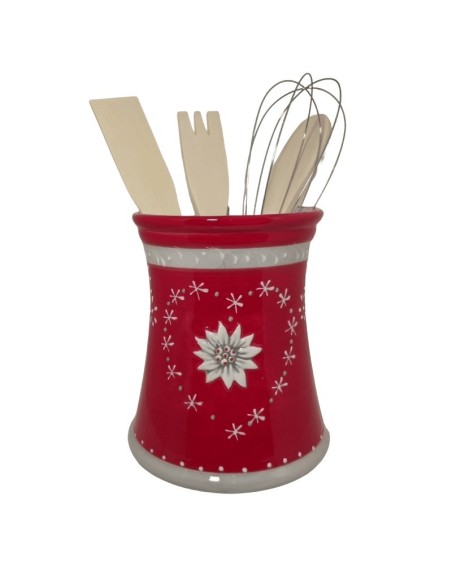 Porte ustensiles de cuisine COEUR CROISILLON avec ustensiles