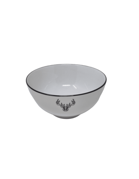 Bol en porcelaine CERF origami diam.12 cm