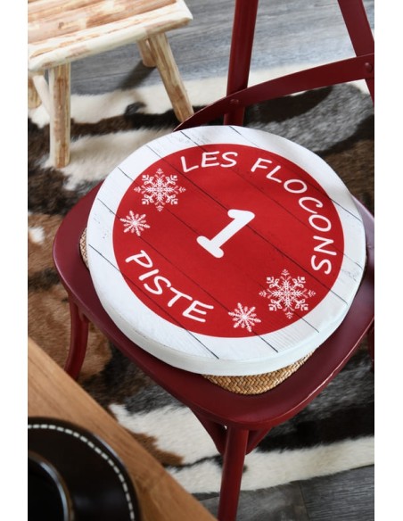 Assortiment de 3 Galettes de chaise ronde SKIRUN