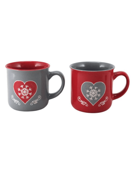 Set de 2 mugs timbale JOANNA