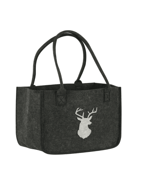 Panier en feutrine tête de CERF