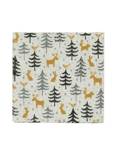 20 Serviettes en papiers sapins