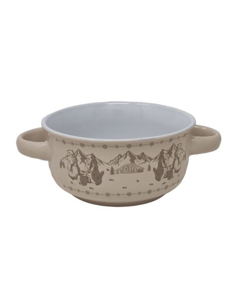 Bol à soupe MARMOTTES crème 13 cm