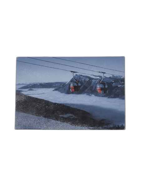 Planche à découper 20 x 30 cm  Télécabine